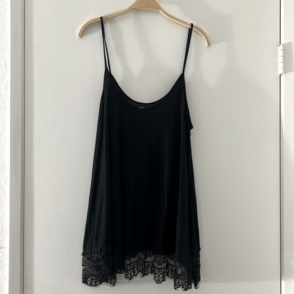 SOLD Asymmetrical White and Black Camisoles. THIS LISTING HAS BEEN SOLD - Picture 2 of 7